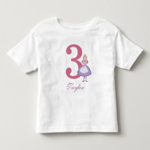 Alice in Wonderland Birthday Toddler T-shirt