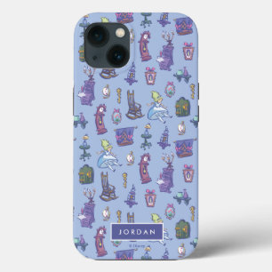 Alice In Wonderland   Blue Pattern - Add Your Name iPhone 13 Case
