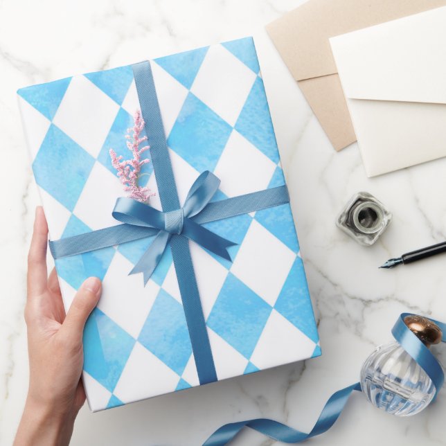 Alice in Wonderland Blue Wrapping Paper (Gifting)