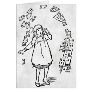 Alice In Wonderland Card