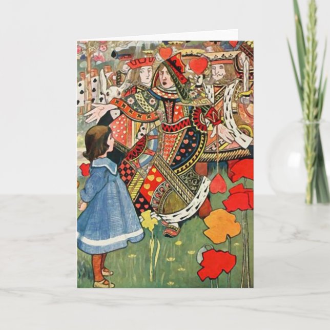 Alice in Wonderland Card (Front)