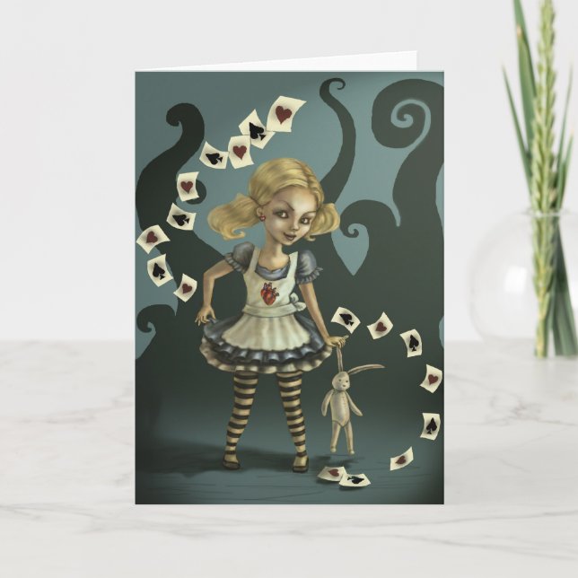 Alice in Wonderland Card (Front)