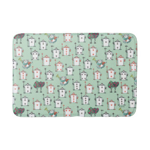 Alice In Wonderland   Card Soldiers Pattern Bath Mat
