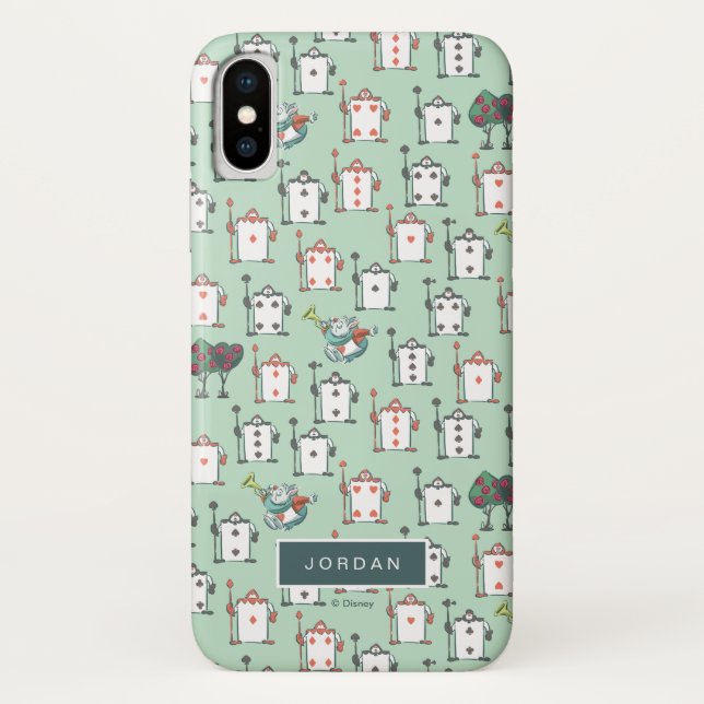 Alice In Wonderland | Card Soldiers - Your Name Case-Mate iPhone Case (Back)