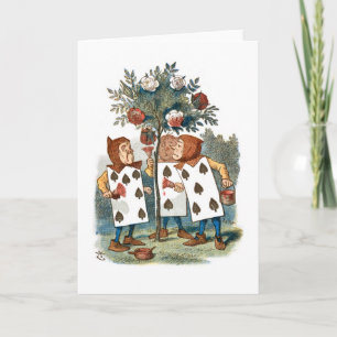 Alice in Wonderland - Cartes de peinture Roses