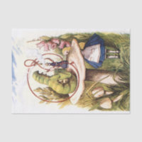 Alice in Wonderland Caterpillar Decoupage