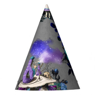 Alice in Wonderland Caterpillar Smoking Flowers Party Hat