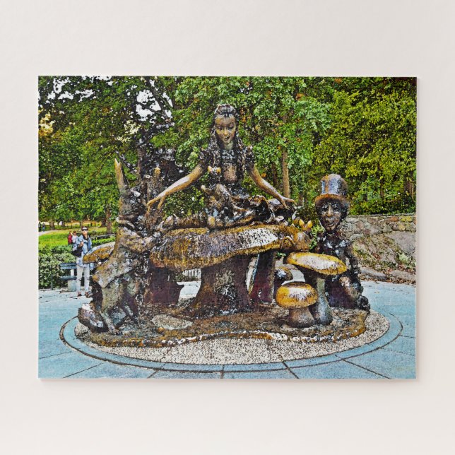 Alice in Wonderland Central Park. Jigsaw Puzzle (Horizontal)