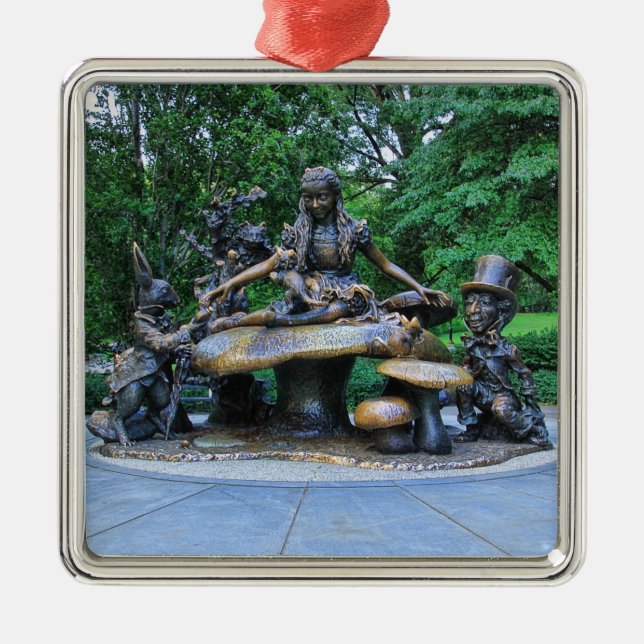 Alice in Wonderland - Central Park NYC Metal Ornament (Front)