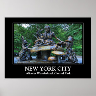 Alice in Wonderland - Central Park NYC Poster