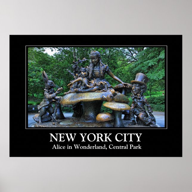 Alice in Wonderland - Central Park NYC Poster (Front)