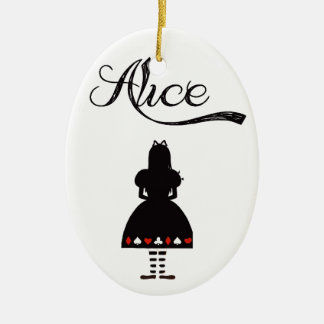 Alice In Wonderland Ceramic Ornament
