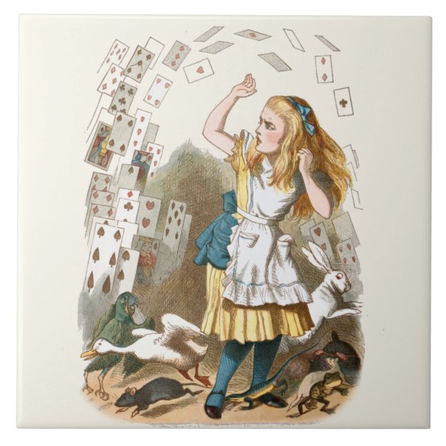Alice In Wonderland  Ceramic Tile (Front)