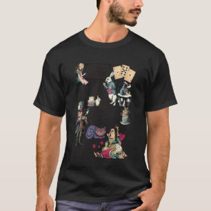 Alice in Wonderland Characters Lewis Carroll Illus T-Shirt