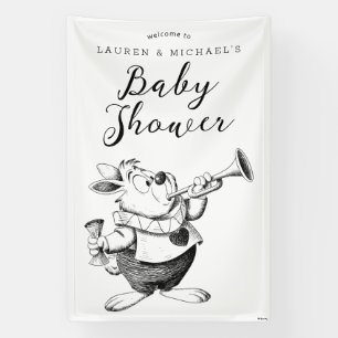Alice in Wonderland - Cheshire Cat Baby Shower  Banner