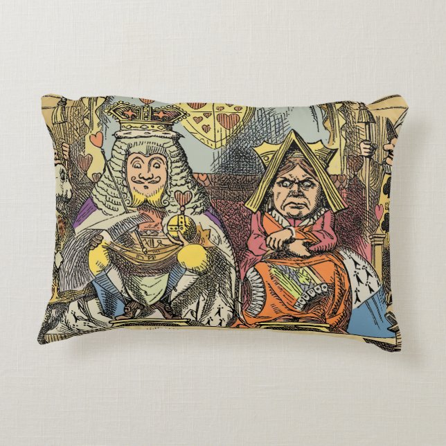 Alice in Wonderland Cheshire Cat Characters Accent Pillow (Back)