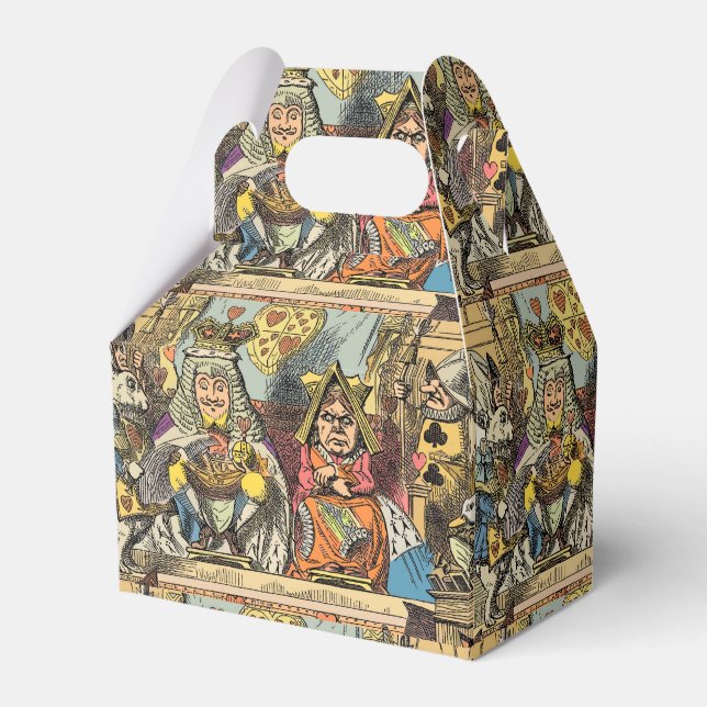 Alice in Wonderland Cheshire Cat Characters Favor Box (Front Side)