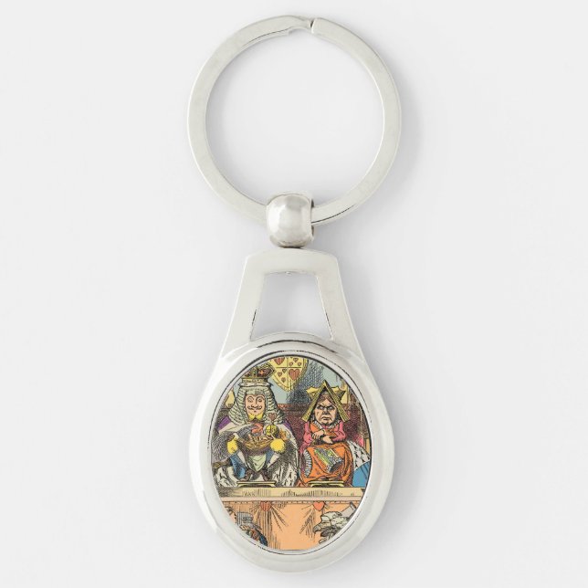 Alice in Wonderland Cheshire Cat Characters Keychain (Front)