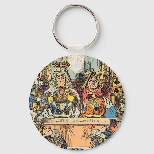 Alice in Wonderland Cheshire Cat Characters Keychain (Front)
