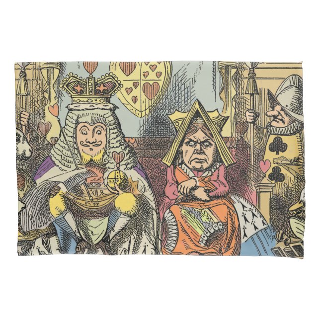 Alice in Wonderland Cheshire Cat Characters Pillowcase (Front)