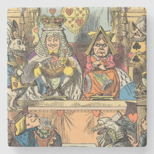 Alice in Wonderland Cheshire Cat Characters Stone Coaster