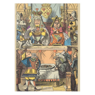 Alice in Wonderland Cheshire Cat Characters Tablecloth