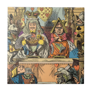 Alice in Wonderland Cheshire Cat Characters Tile