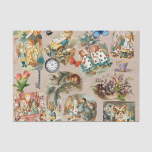 Alice in Wonderland Cheshire Cat Characters Tissue Paper