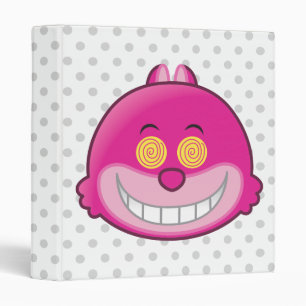 Alice in Wonderland   Cheshire Cat Emoji Binder