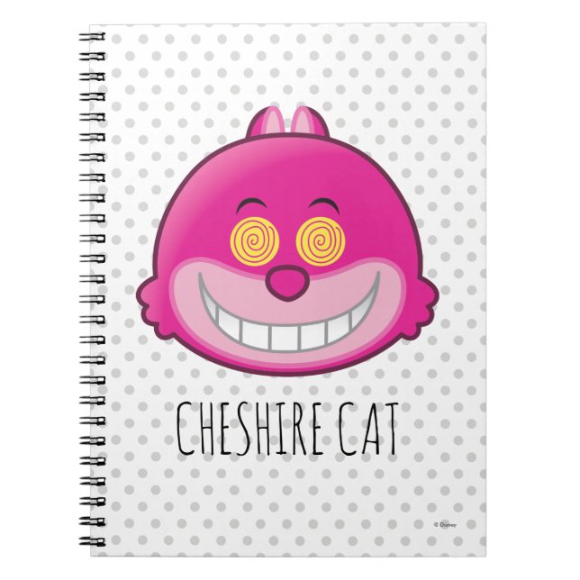 Alice in Wonderland | Cheshire Cat Emoji Notebook (Front)