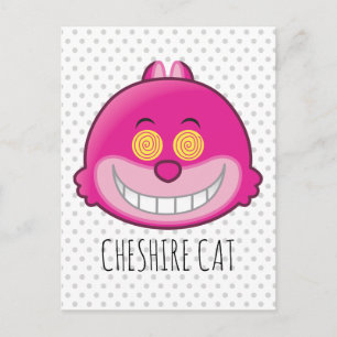 Alice in Wonderland   Cheshire Cat Emoji Postcard
