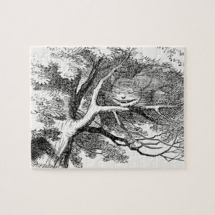 Alice in Wonderland - Cheshire Cat Fading to Smile Jigsaw Puzzle