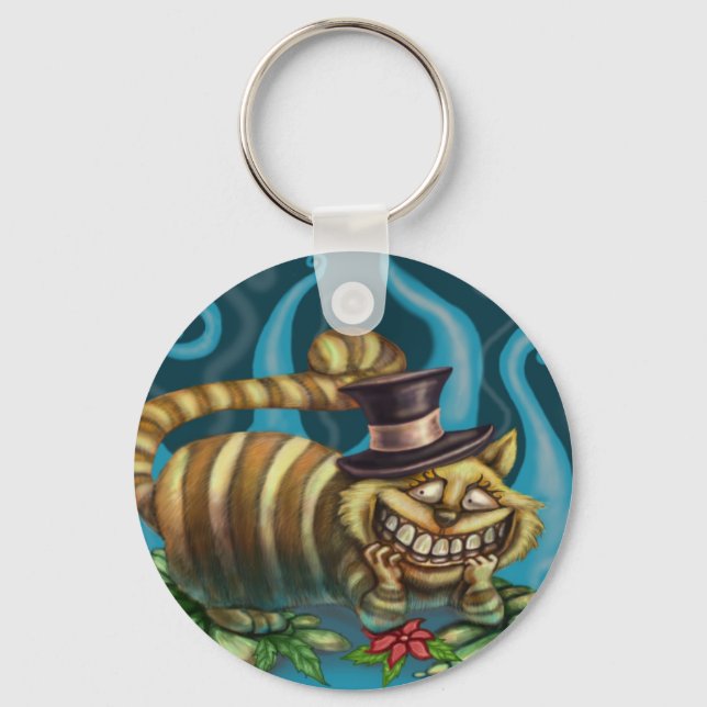 Alice in Wonderland Cheshire Cat Keychain (Front)