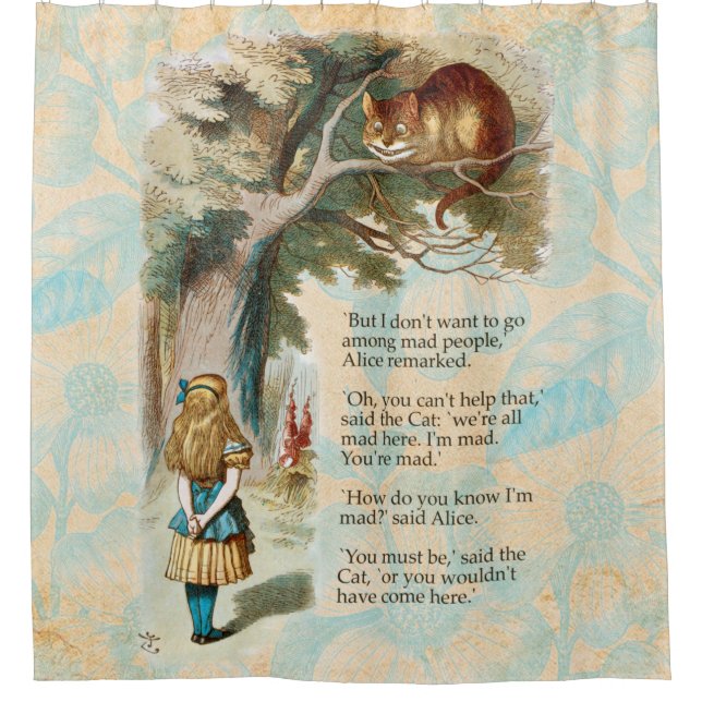 Alice in Wonderland Cheshire Cat Mad  (Front)