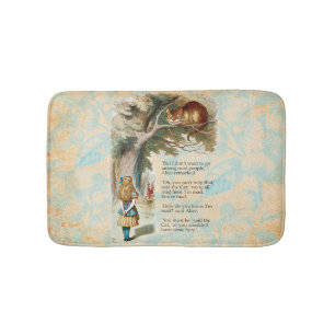 Alice in Wonderland Cheshire Cat Mad Bath Mat