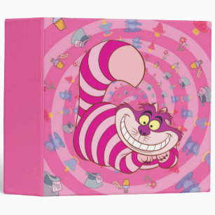 Alice in Wonderland   Cheshire Cat Smiling Binder