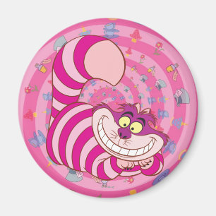 Alice in Wonderland   Cheshire Cat Smiling Magnet