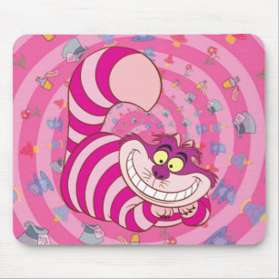 Alice in Wonderland   Cheshire Cat Smiling Mouse Pad