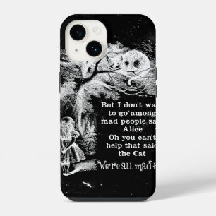 Alice in Wonderland; Cheshire Cat with Alice iPhone 14 Case