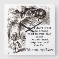 Alice in Wonderland; Cheshire Cat with Alice
