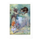 Alice in Wonderland Cheshire Chat Imprimer Poster