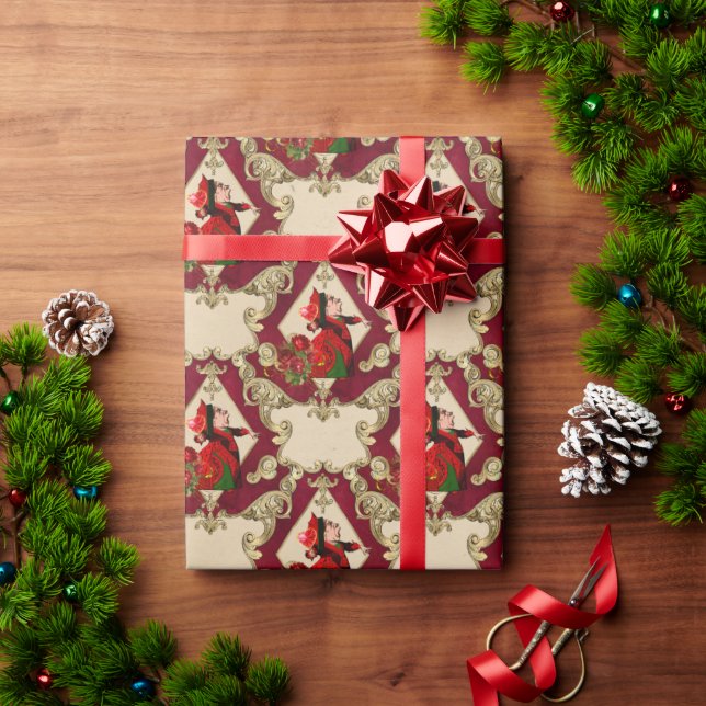 Alice in Wonderland Christmas Wrapping Paper (Holiday Gift)