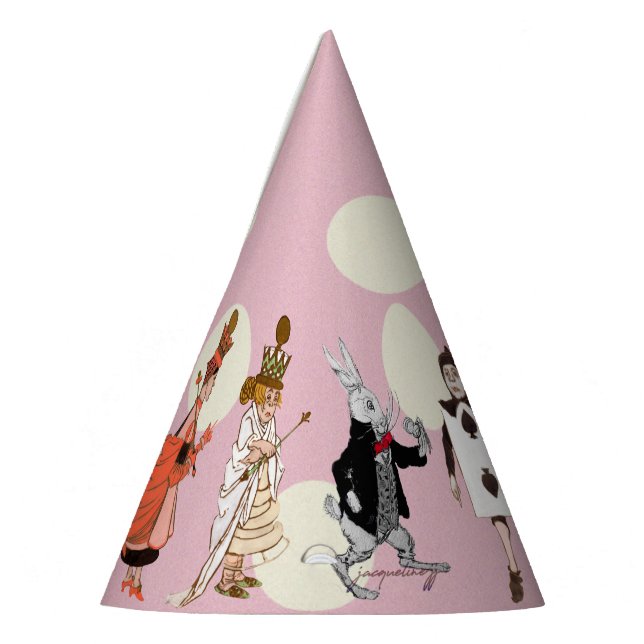 Alice in Wonderland Clan White Rabbit Party Hat (Left)