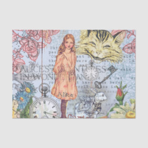 Alice in Wonderland Classic Cheshire Rabbit Alice Tissue Paper