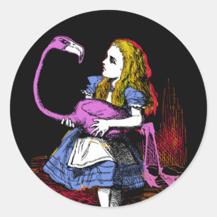Alice in Wonderland Classic Round Sticker