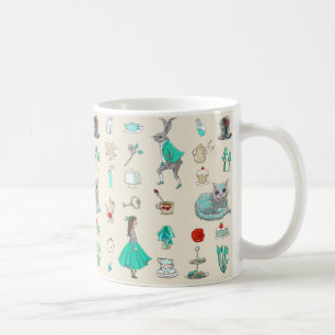 Alice in wonderland coffee mug