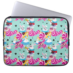 Alice In Wonderland   Colorful Fun Pattern Laptop Sleeve