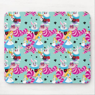 Alice In Wonderland   Colourful Fun Pattern Mouse Pad