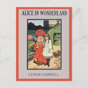 Alice in Wonderland Cover Postcard