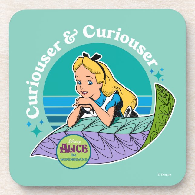 Alice in Wonderland | Curiouser & Curiouser Coaster (Front)